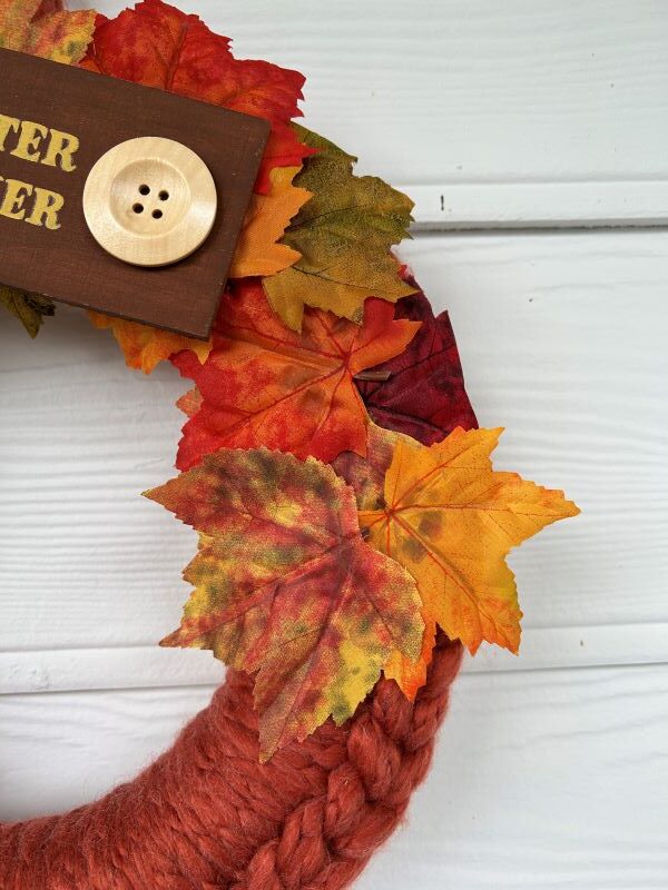 Sweater Weather Crocheted Wreath, Westerville, OH