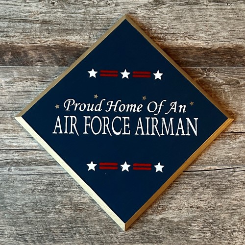 Proud Military Home - Air Force, hand painted, Westerville, OH